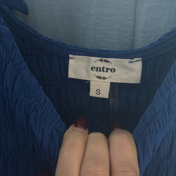 Blue long dress - Picture 2 of 3